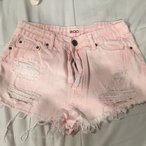 Light pink shorts